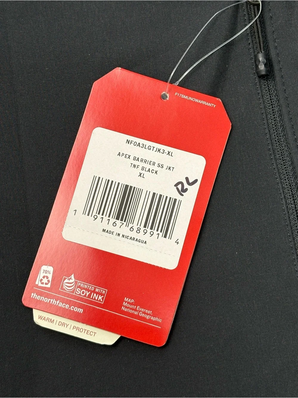 The North Face Black Apex Barrier Softshell Jacket